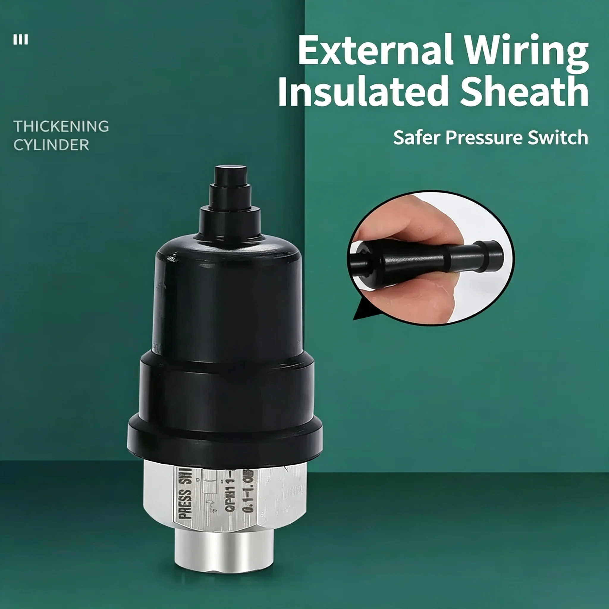 Pressure Switch For Compressor Hydraulic Diaphragm Automatic Controller QPM11-NO-01 NC QPM Micro Adjustable Pneumatic Air