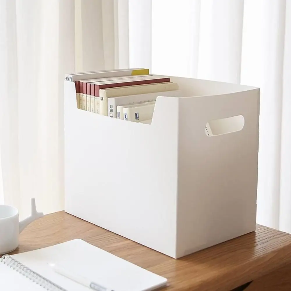 Sundries Storage Box Folding File Storage Box Paper Organizer Transparent Document Holder Hand-held Large Capacity