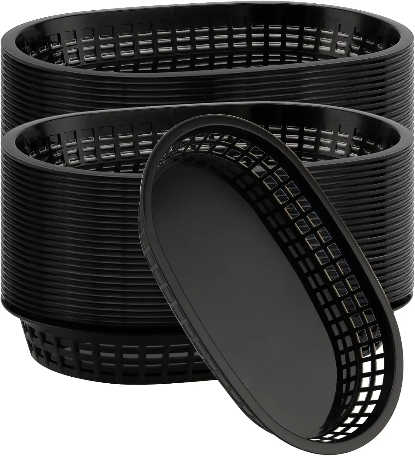 30 Pack Black Plast…