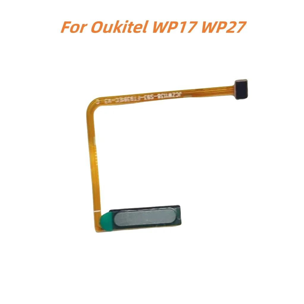 Oryginalny przycisk czytnika linii papilarnych do telefonu Oukitel WP17 WP27, nowy, komponenty, czujnik, taśma flex, akcesoria naprawcze