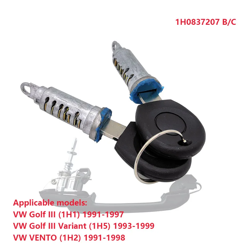 Car Door Lock Repair Kit for VW Golf III Golf III Variant VENTO 1991-1999 1H0837207C 1H6 827571 Door lock core kitl