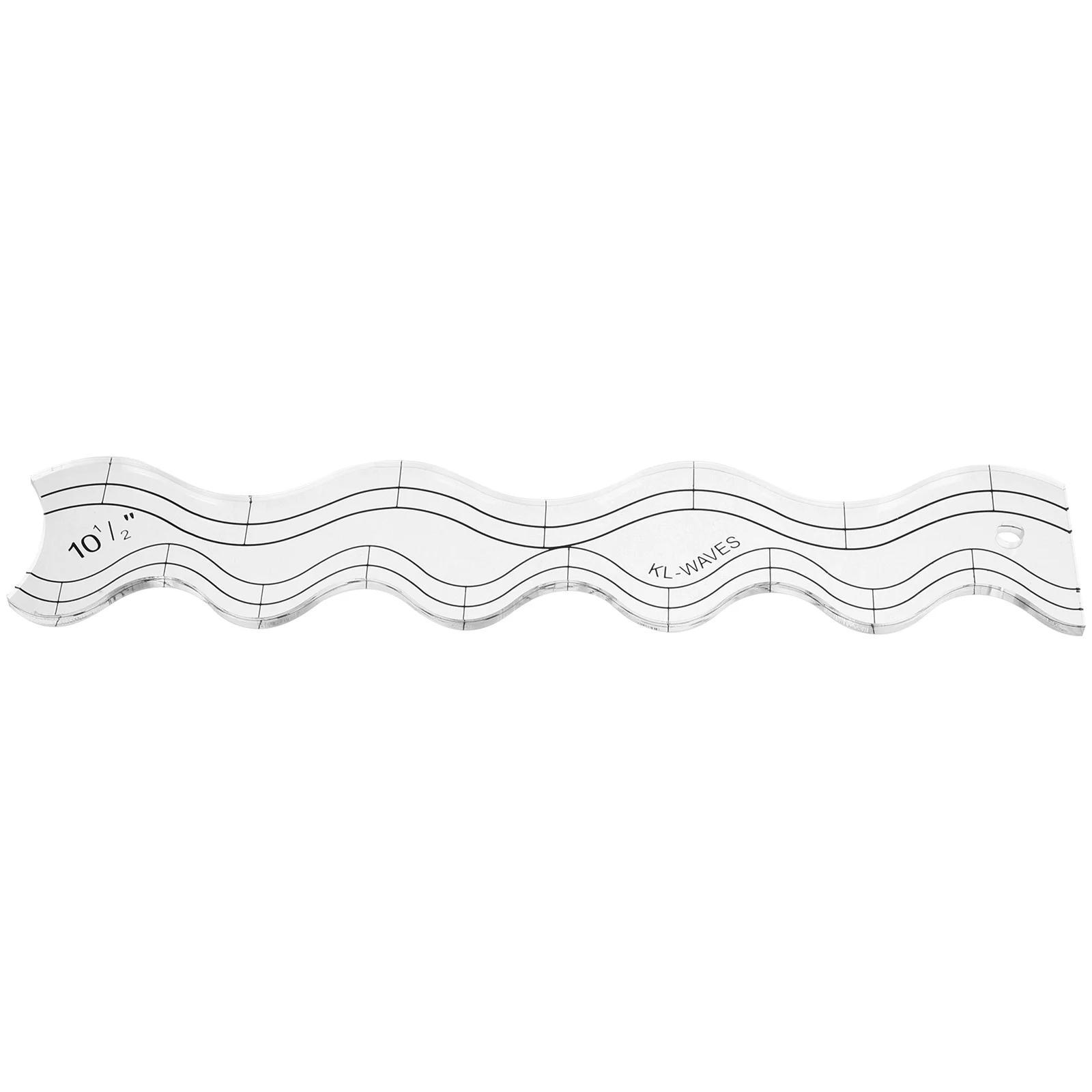 مسطرة خياطة اللحف من الأكريليك قالب مرقع شفاف لخياطة الملابس ذاتية الصنع مجموعة أدوات متعددة الوظائف على شكل