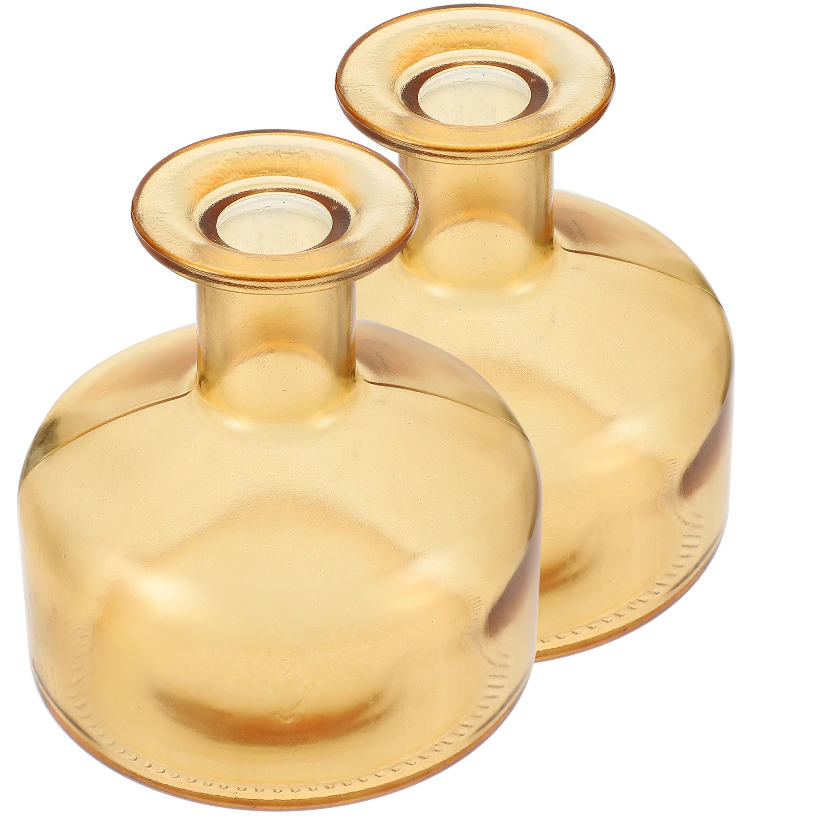 

2Pcs Glass Fragrance Diffuser Bottles Grey Blue Simple Aroma Bottles for Home Office Bathroom Decor Glass Bottle