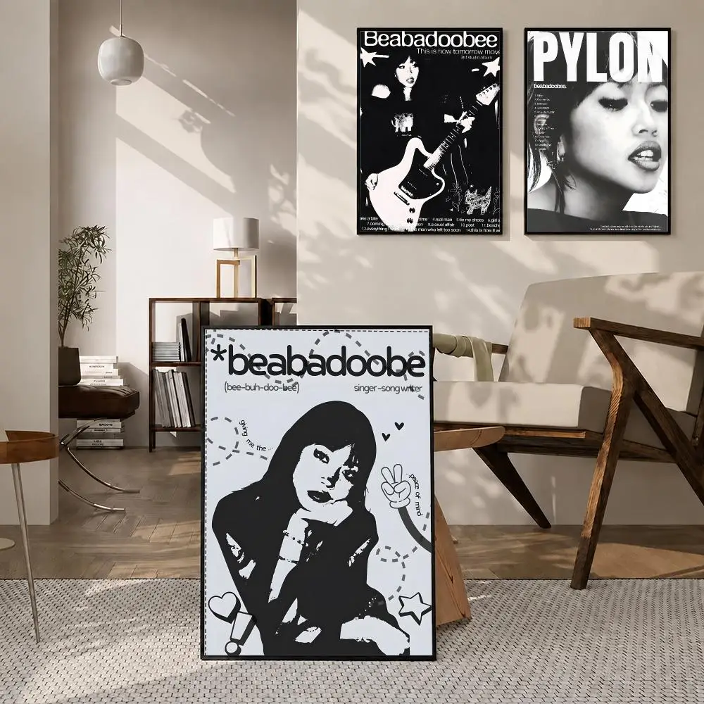 Singer Beabadoobee Poster Poster Room Wall Art Decor Waterproof Stickers For Home Bar Bedroom Decoration