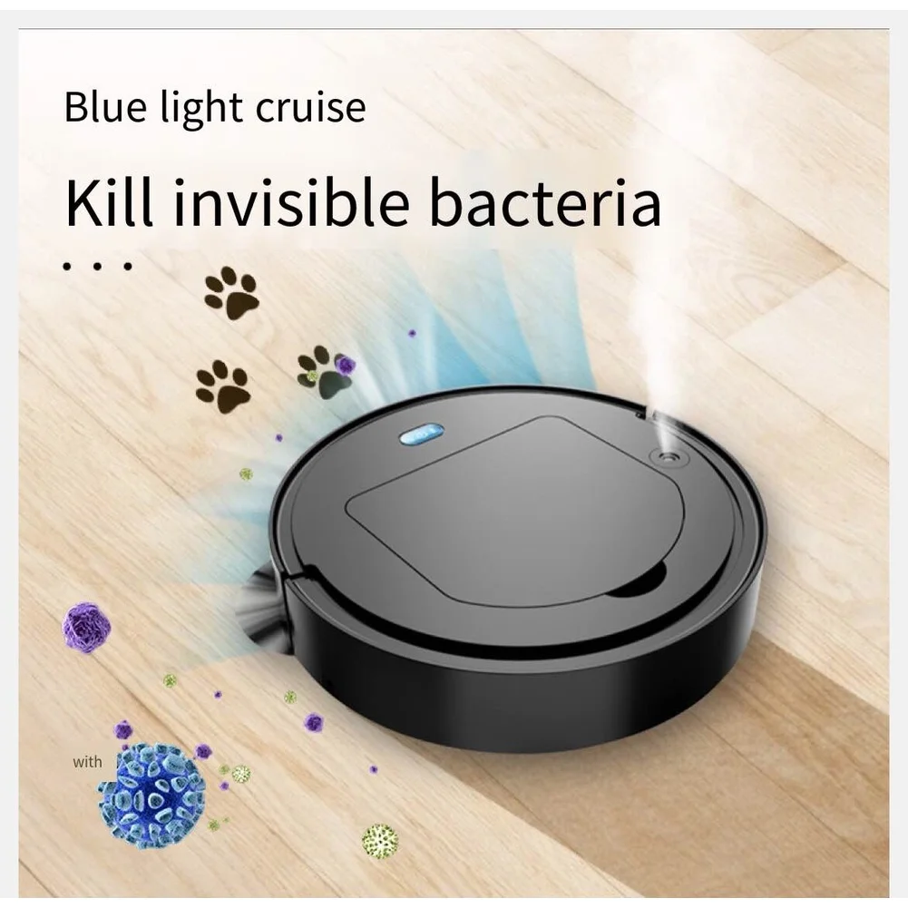 Smart Spray Robot Vacuum Cleaner 1499Pa Strong Suction-Power 110V 3 In 1 Sweep Suction Mop For Household Floor Cleaning