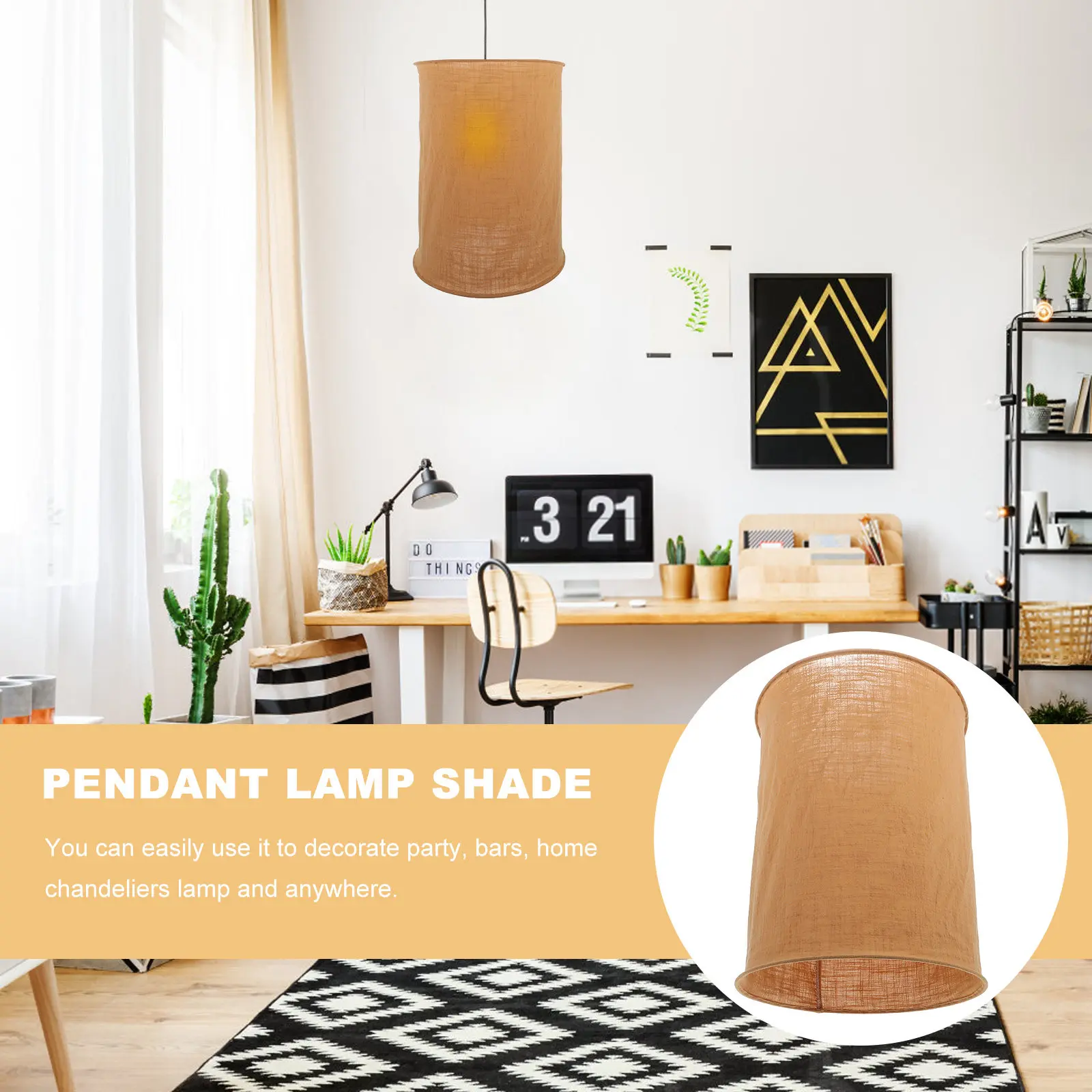 

Складной тканевый абажур для подвесного потолочного светильника, декоративный чехол для люстры в гостиную, спальню, для дома