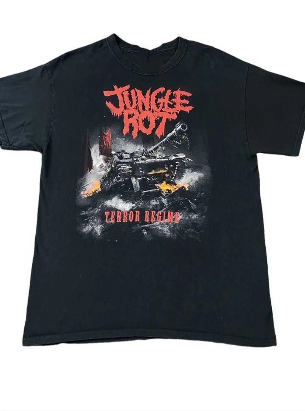 تي شيرت Band Jungle Rot - Terror Regime Rock للجنسين جميع المقاسات من S إلى 5XL UB132