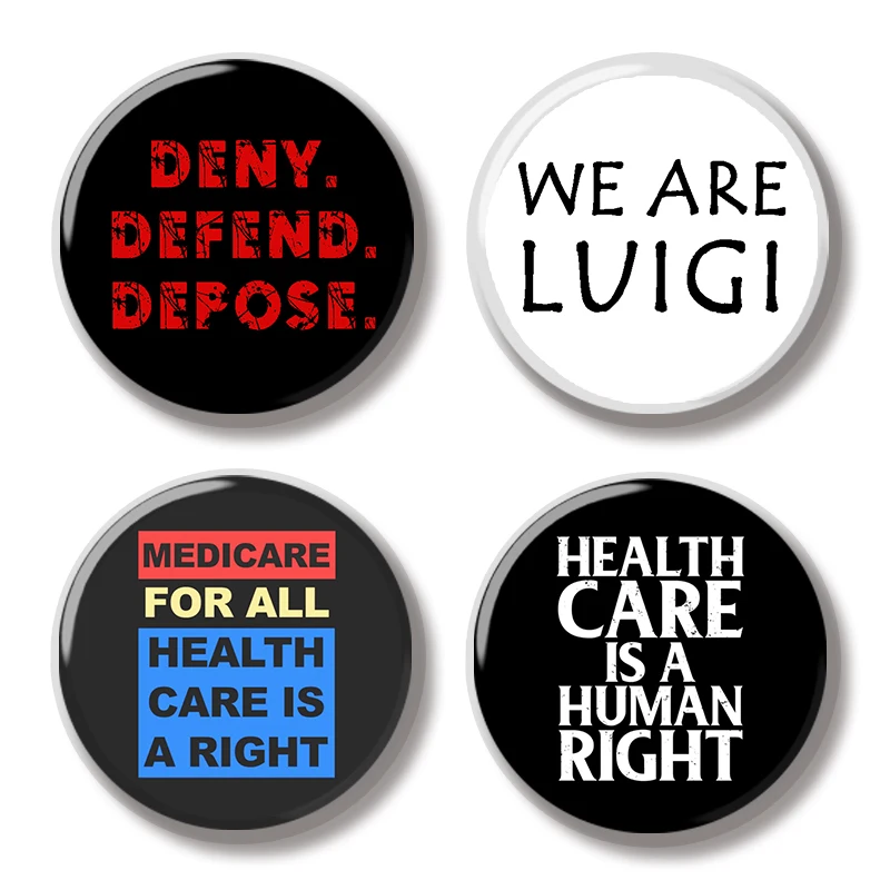 44MM Deny Depose Pin Soft Button Pin Jewelry Creative Badge Cartoon Brooch Lapel Pin Bag Backpack Hat Decoration