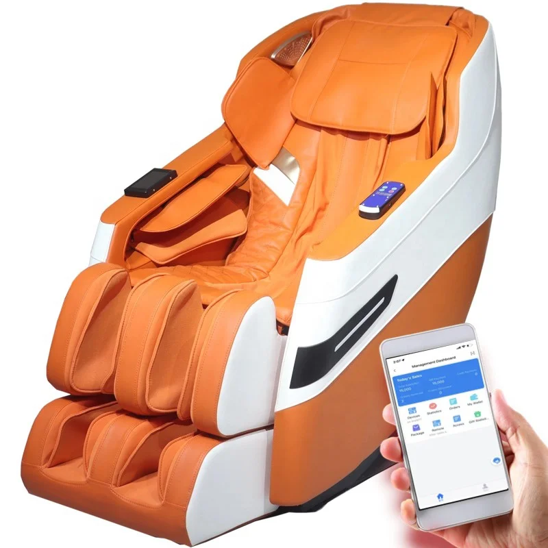New Credit Card Business Coin Bill Operated Commercial 3D Zero Gravity Vending Massage Chair With Payment System