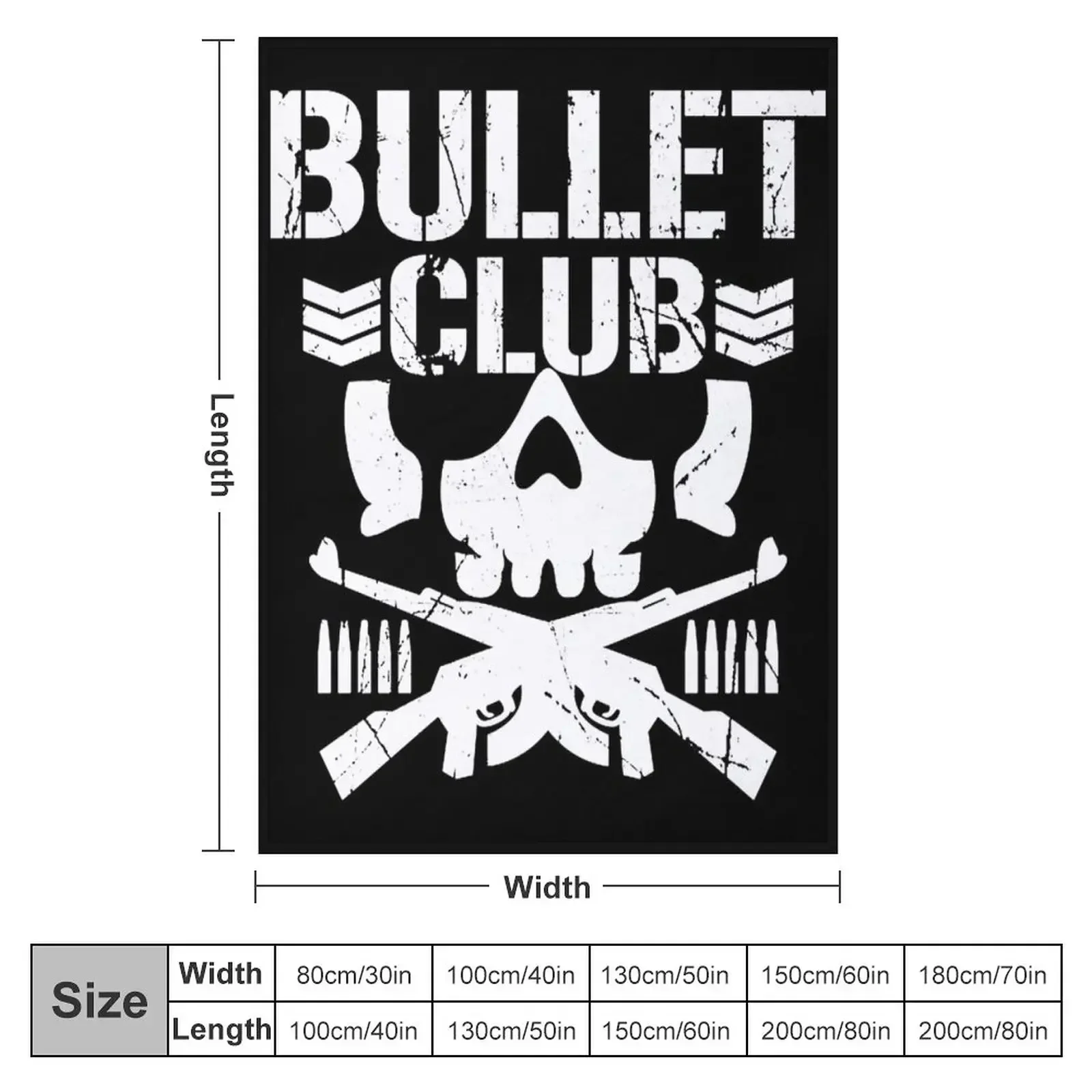 Bullet Club Throw Blanket christmas gifts Stuffeds Blankets