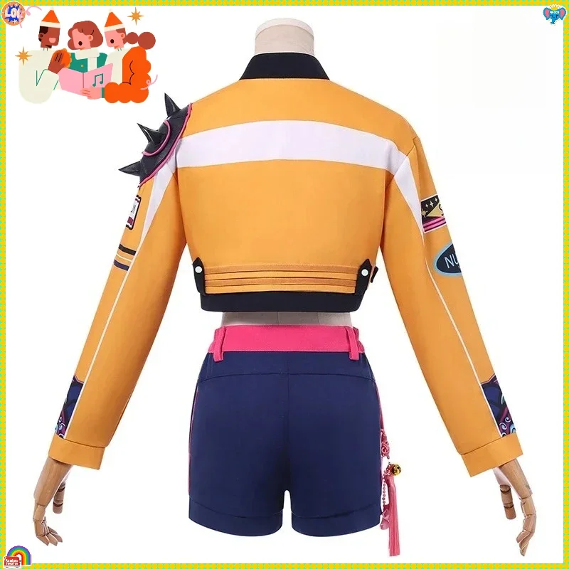 K Pop 2026 Rumi Cosplay Kostüm Perücke Frauen Mädchen Halloween Karneval Comic-con Party Rollenspiel Outfits