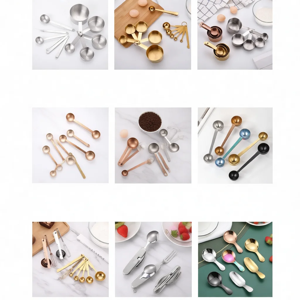 Stainless Steel Measuring Spoon For Coffee Beans Baking Tools Kitchen Gadget Espresso Powder Dispenser Accurate Scale Tool
