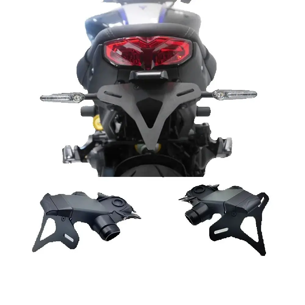 

mt09 Motorcycle Rear Short Tail Stock Tidy License Plate Holder Tailstock Bracket Kit For Yamaha MT-09 MT-09SP 2021-2023