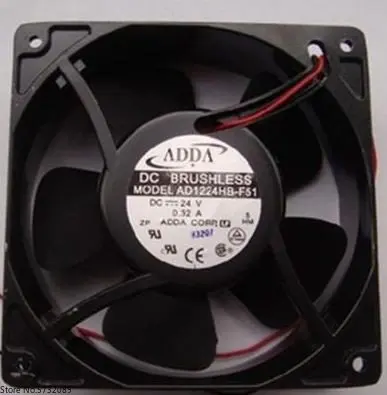 

5PCS New ADDA AD1224HB-F51/F52 12038 12cm 24V 0.32A inverter fan