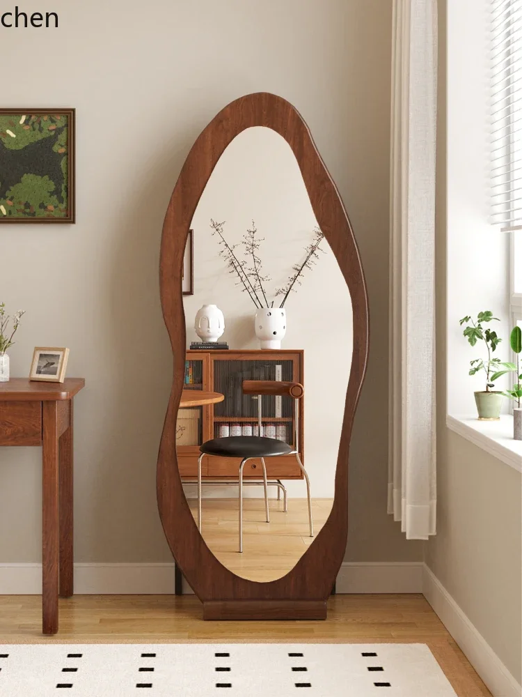 DSAFull-Length Floor Mirror for Home Bedroom Wall-Mounted Dressing Mirror Living Room Dressing Mirror