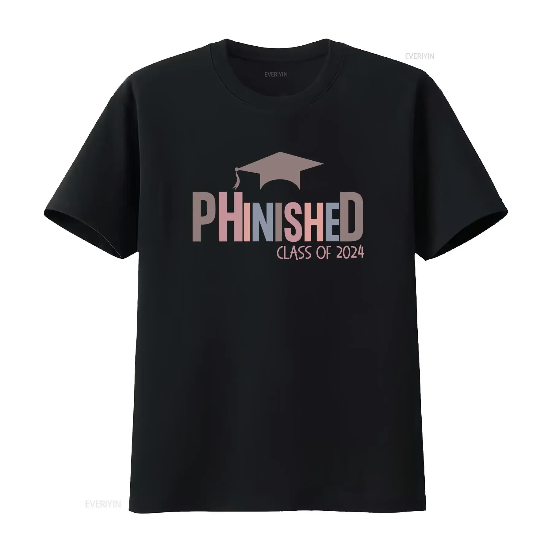 Phd Graduation For Her Phinished T Shirt Class of 2024 Doctor Philosophy Grad Congrats Congratulations Finished New Dr vintage