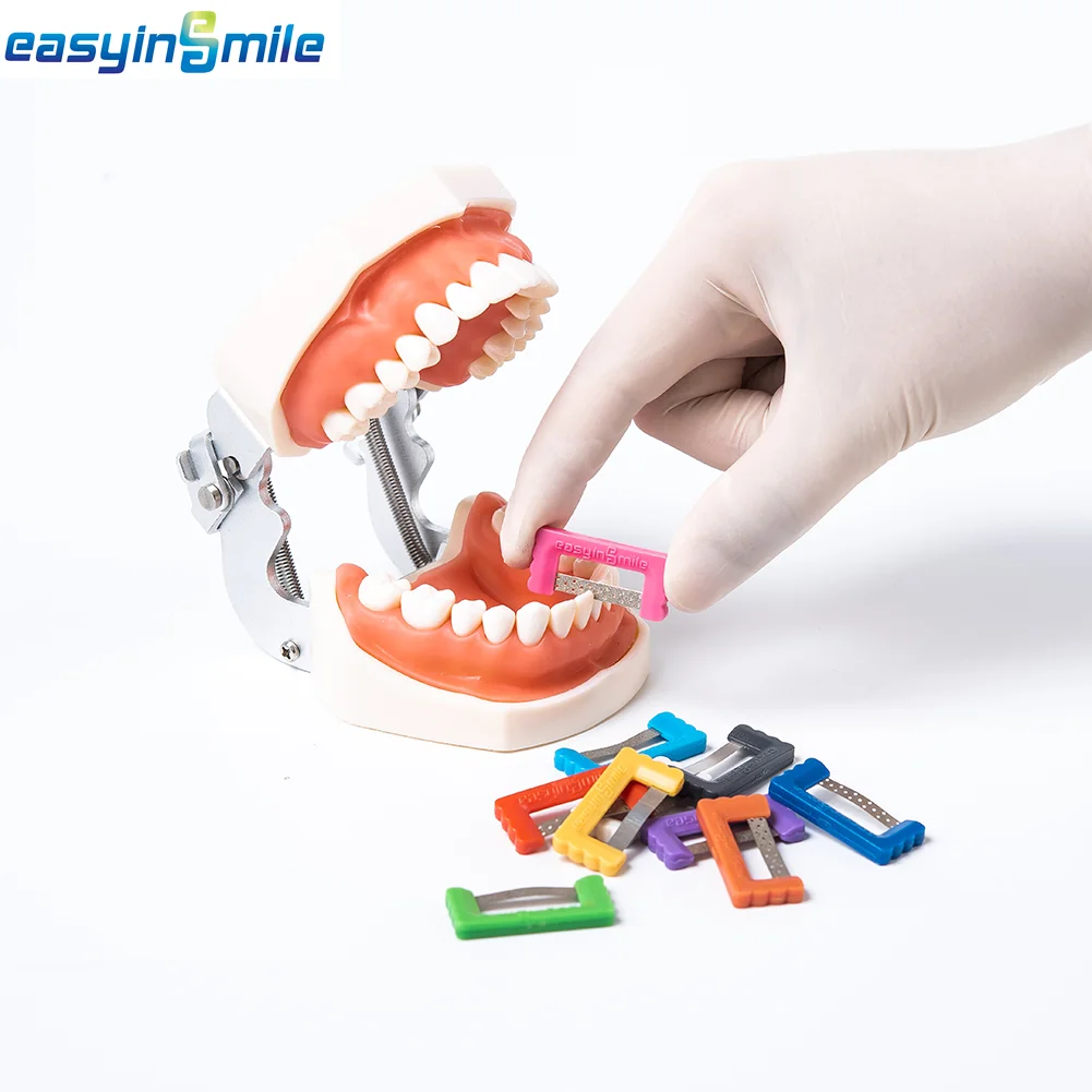 10pcs Dental Interproximal Enamel Reduction Strips IPR/IR Strips Easyinsmile Orthodontic IPR Plus System Tooth  Polish Strip Saw