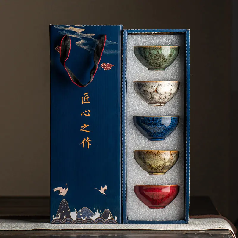 Master Cup Teacup Ceramic Kung Fu Tea Set Bowl Household Gift