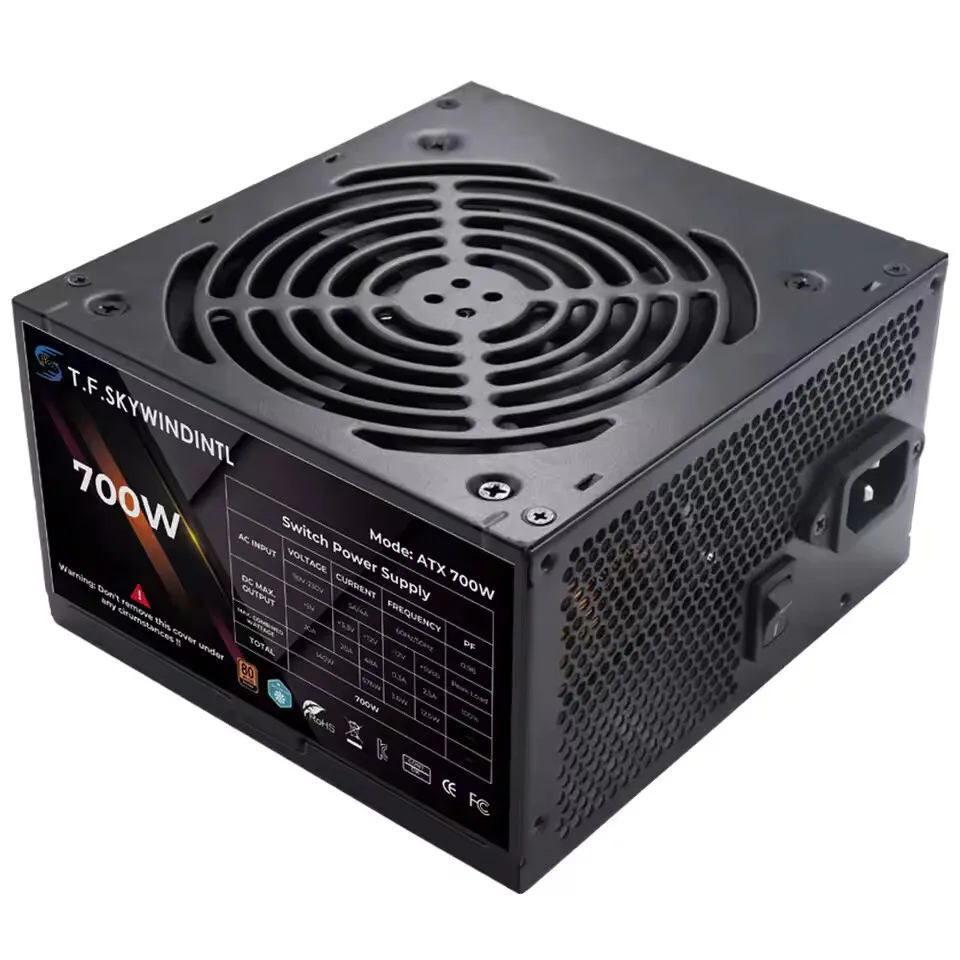 

700W 110V 220V ATX PSU RGB Power Supply Gaming Full Voltage Active PFC For Desktop PC Server For BTC PC Gamer Power Supply