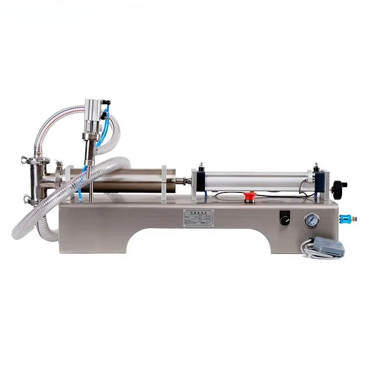 Factory-Priced Semi-Automatic Pneumatic Sauce Filling Machine for Small Quantities Liquid Soap Mineral Water Paste 220V Bags