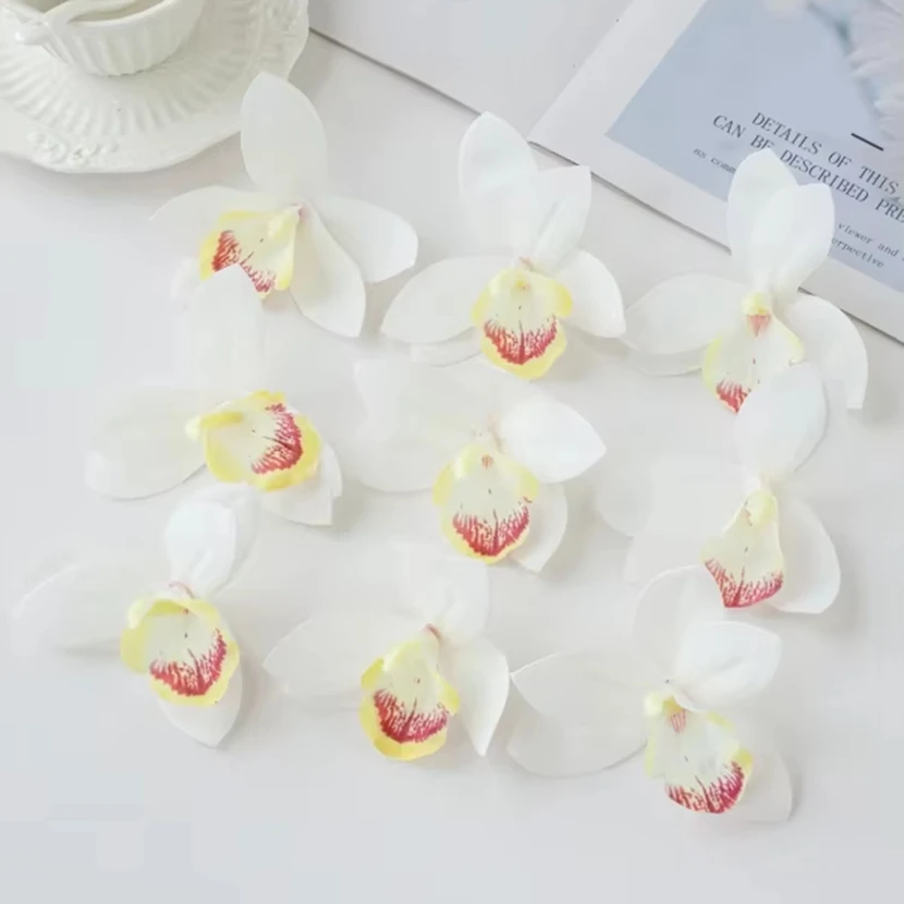 

Artificial Flowers Silk Orchid Home Room Vases Decor Festival Outdoor Garden Courtyard Wedding Bridal Bouquet Diy Gift Box Cheap