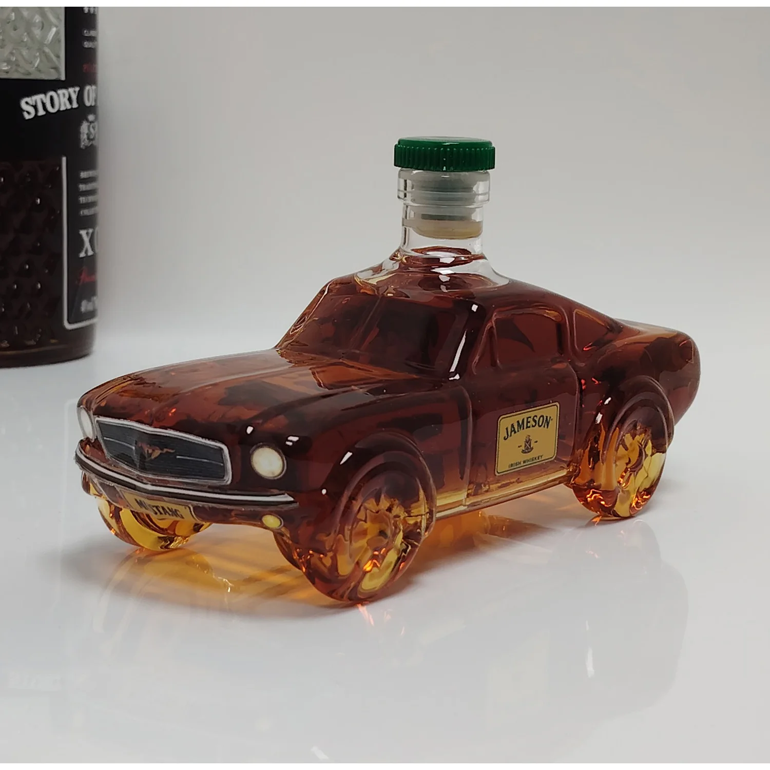 1965 Mustang Whisky Bottle - Vintage Style Alcohol Beverage 
