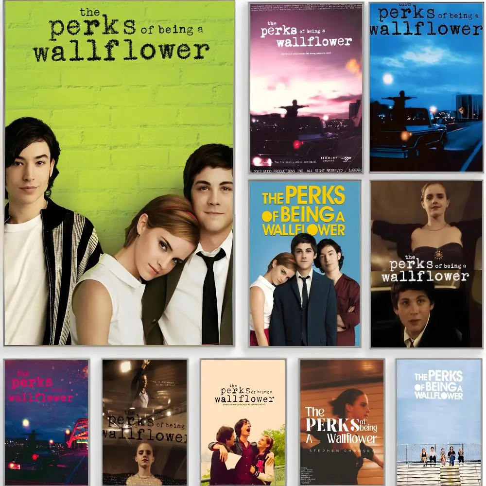 coming age movie The Perks of Being a Wallflower Poster Classic Wall Art  Home Decor  Peel and Stick Unframed