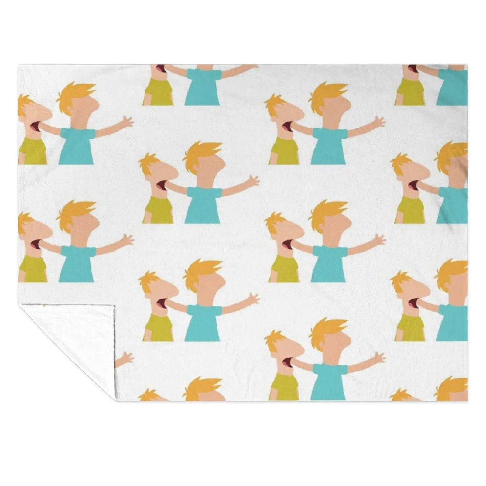 

Andy and Ollie Throw Blanket decorative Moving Luxury Brand Blankets