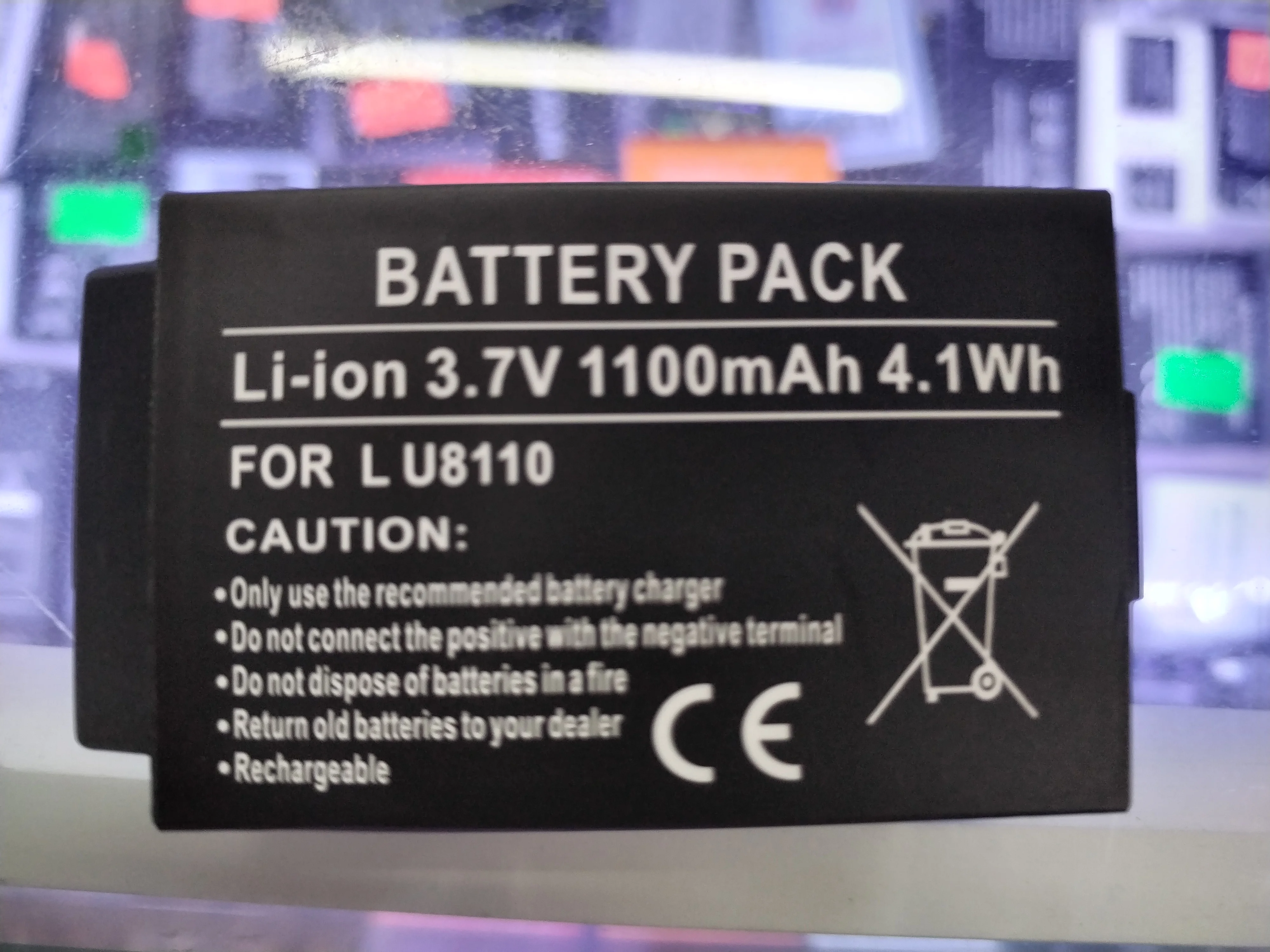 FOR LG L U8110 Battery 1100mah