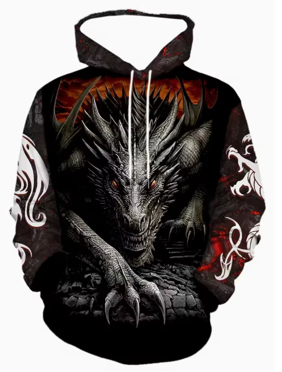 

Casual Hood Sweatshirt 3D Print Hoodie Cowboy Hooded Long Sleeve streetwear Sweatshirt Oversized pullover Man Hoodies