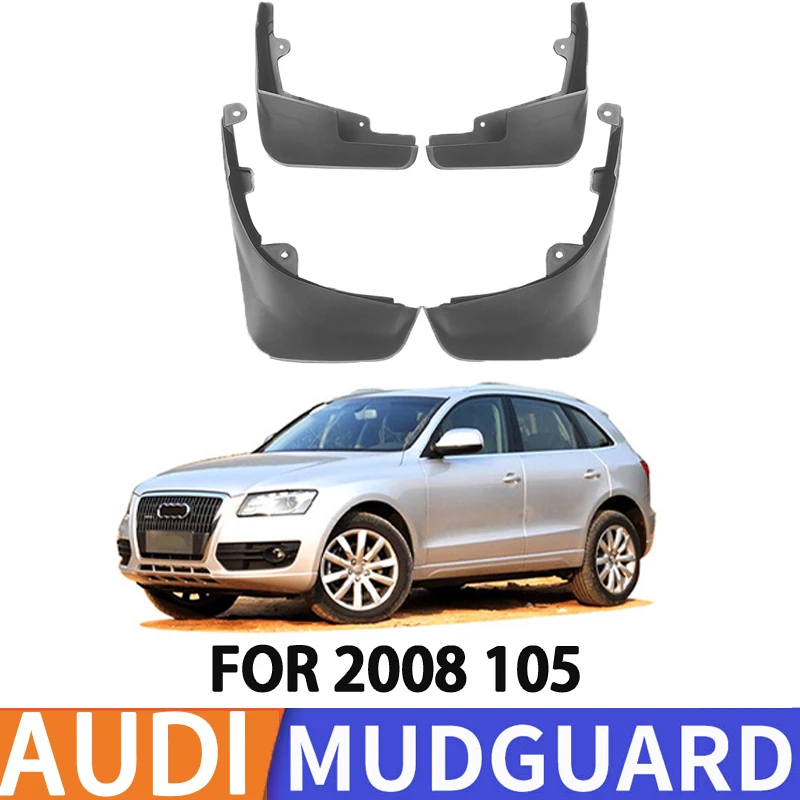 For 2008-2016 Audi Q5 AUDI Q5 Car Tire Fender Splash Guard Front and Rear Wheel Fenders 4pcs