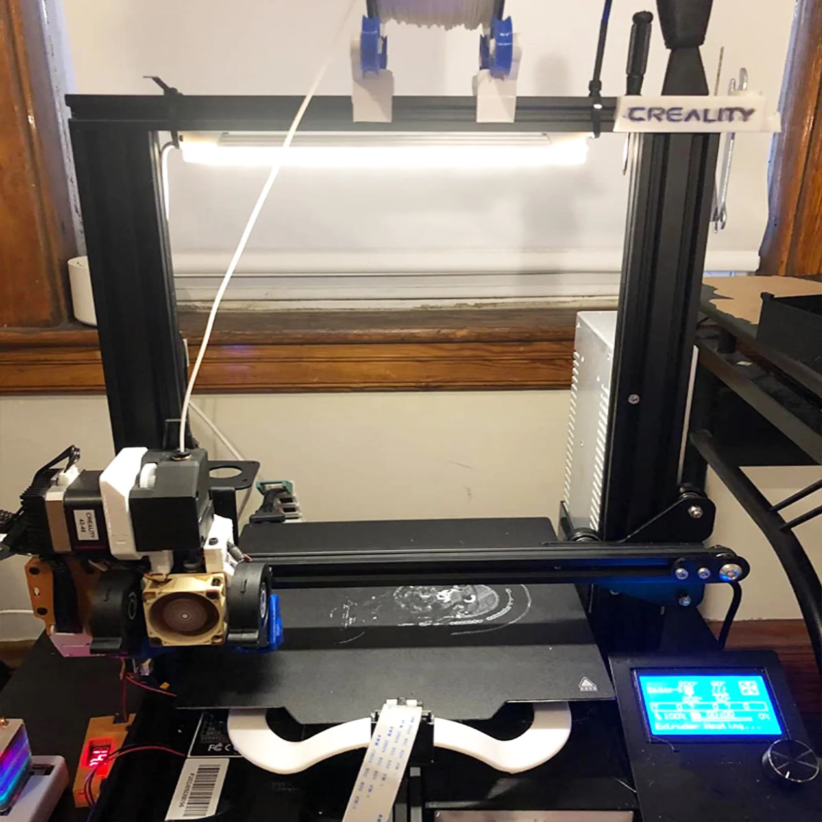 

1 Set 24V White Led Light 3D Printer Accessories Strip Lamp Bar 24V Light Bar For 3D Printer Durable Easy Install Gentle Eye