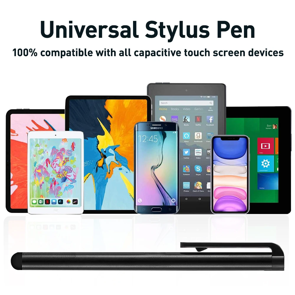 2/10 pezzi penna stilo universale portatile sensibile schermo capacitivo touch pen matita da disegno per iPhone Samsung Xiaomi Tablet PC