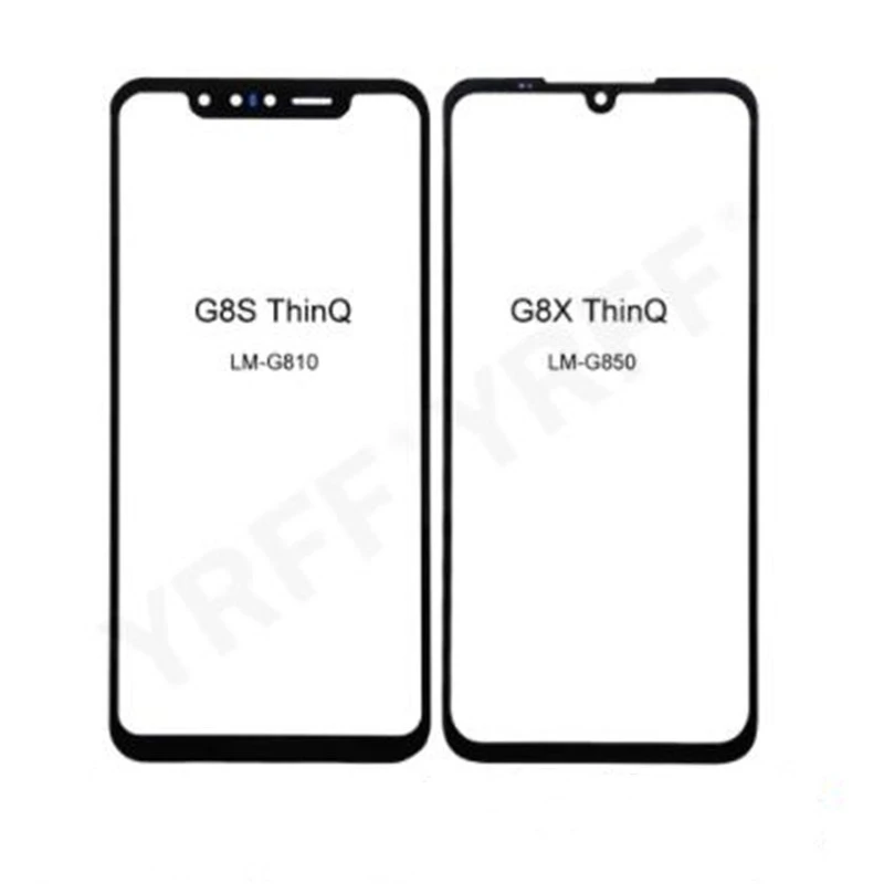 For LG G8 ThinQ Front Glass For LG G8S ThinQ Outer Glass Front Glass Screen Panel Replacement Parts G8X ThinQ Outer Glass