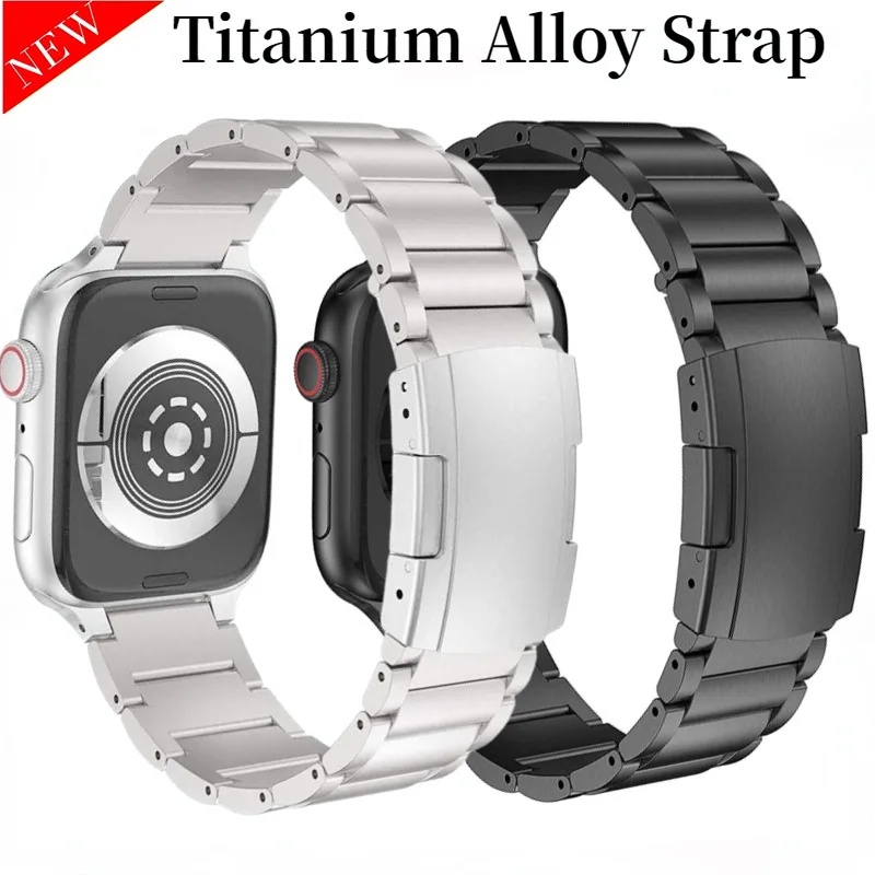 

Apple iwatch 9 band Ultra high-grade pure titanium metal electronic band Apple Watch Band