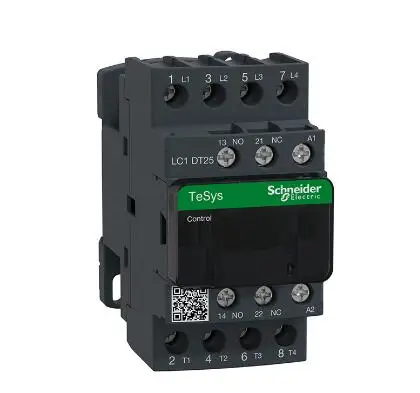 

LC1DT25GD LC1-DT25GD TeSys Deca contactor,4P(4NO),AC-1,=440V 25A,125V DC standard coil