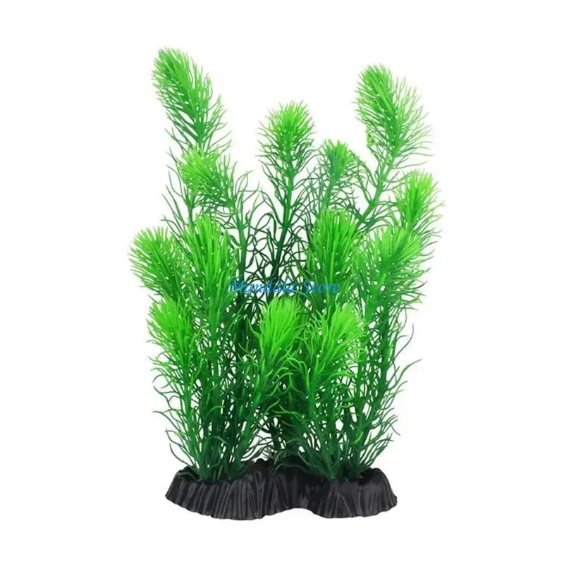 

U2JC Artificial Seaweed Decor Plastic Aquarium Plants Aquatic Water-Weeds Viewing