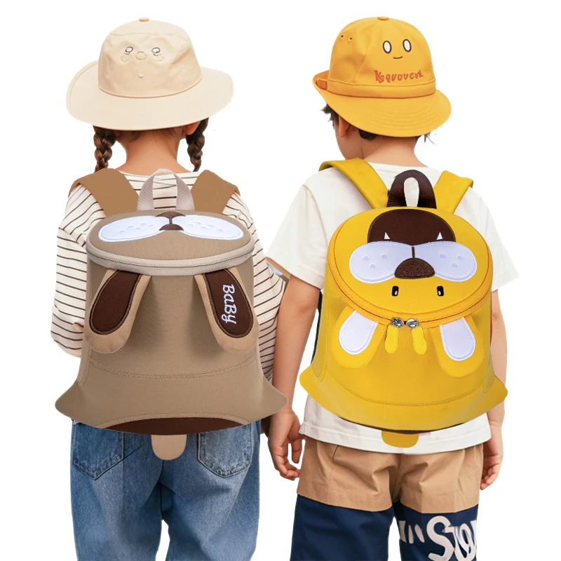 

Lightweight Toddler Backpacks for Children Primary School with Anti-Lost Rope Cute Animal Kindergarten School Bag For Boys Girls