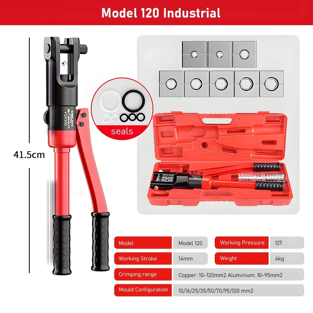 

Hydraulic Pliers Electrician Copper Aluminium Crimping Manual Hydraulic Pliers Copper Nose Manual Clamping Wire Crimping Pliers