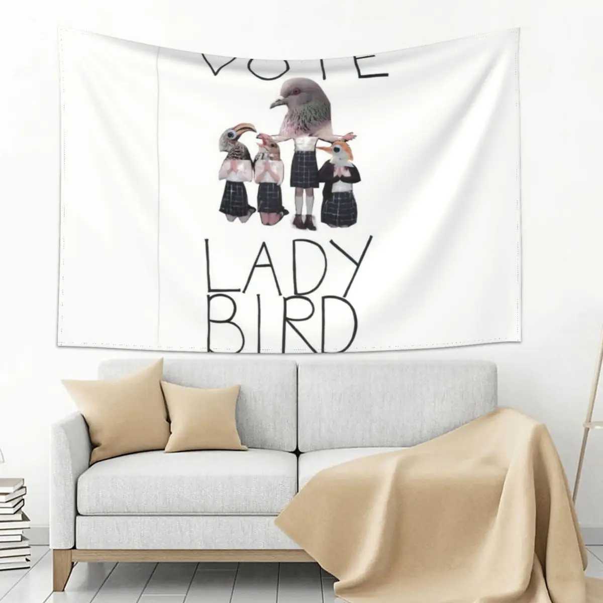 

Vote Lady Bird! Tapestry