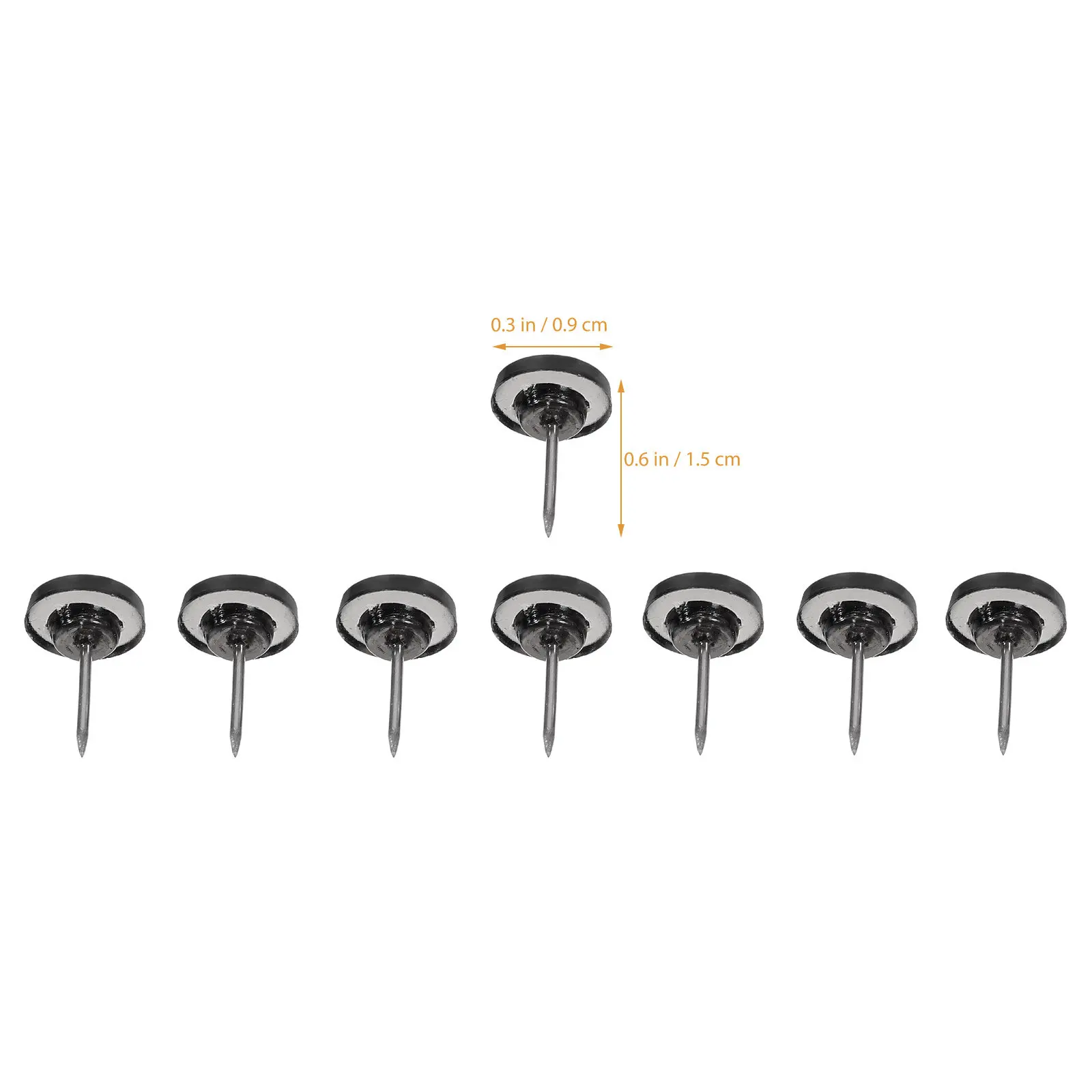 Round Modeling Pushpins Thumbtacks 1 Box Sturdy Not Easy to Bend Decorative Tacks for Bulletin Board Wall Map Pinning Craft