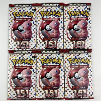20/40 Adet İngilizce versiyonu Pokémon TCG: Scarlet & Violet 151 klasikleri Genişletme Güçlendirici Kutusu Pokemon ticari kartlar