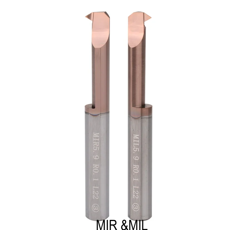 

MIR Carbide Lathe Boring Cutter Small Hole 4mm 5mm 6mm 8mm Coated Mini Internal Turing Tool Copying