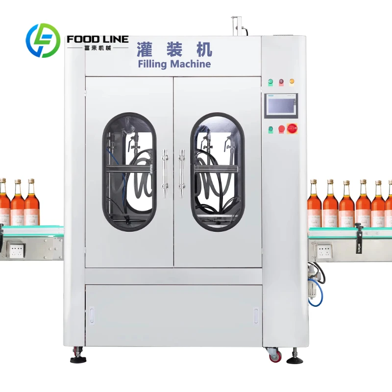 Customized Automatic Multi‑Head Liquid Filling Machine Stainless Steel Bottle Filler for Beverage Bottling Production Line