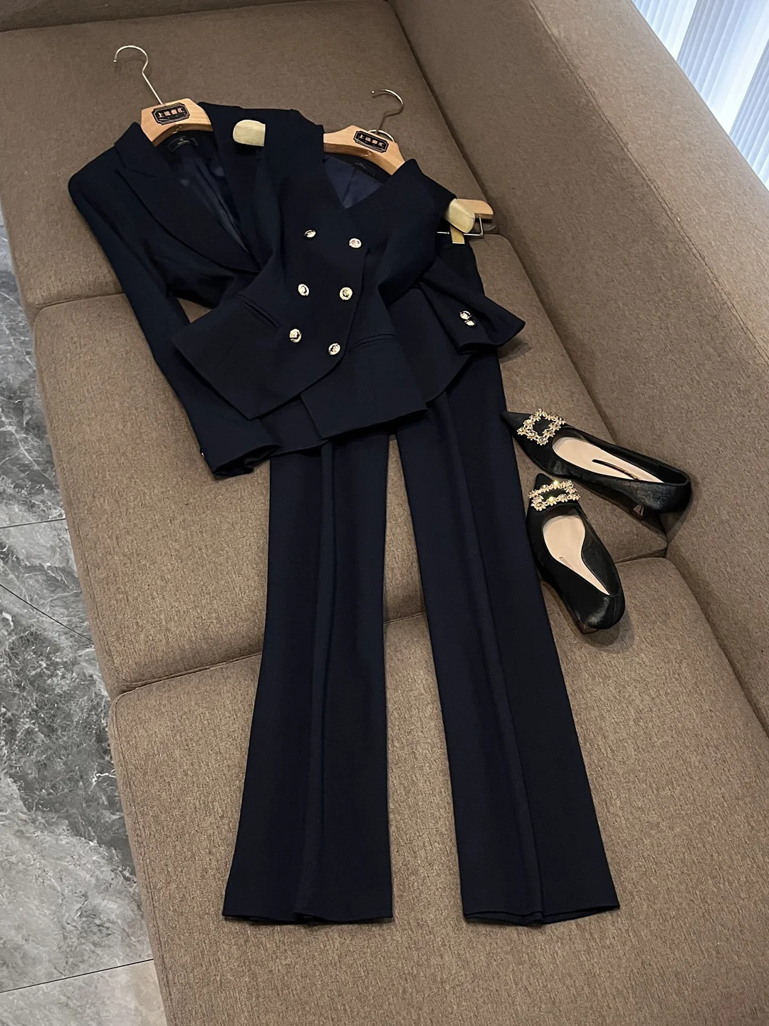 Ele Women's Suit Set Profional Workwear Autumn Winter High-End Feelings Godd Sle X3 Quali Chinese Manufacturer