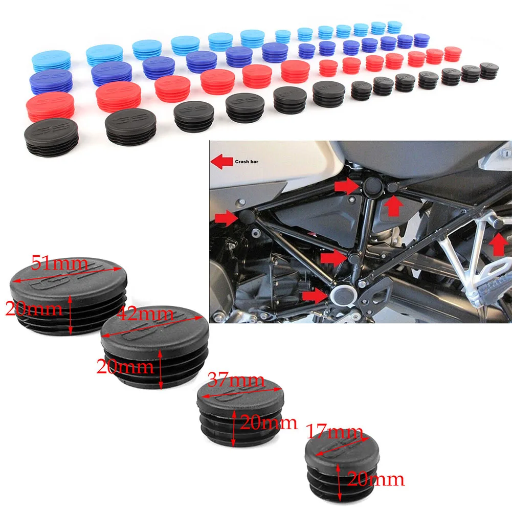 Quadro da motocicleta tampa final buraco plug decoração capa kit para bmw r1200gs lc adv r 12000 gs aventura 2013 2014 2015 2016 13 pçs/set