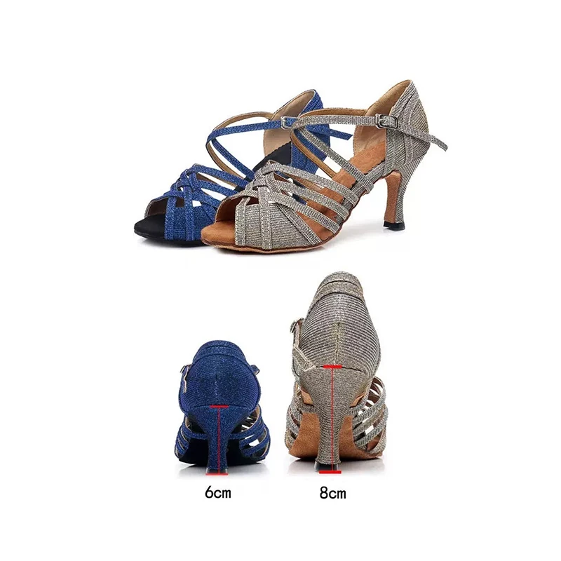 Latin Dance Shoes Adult Women Sandals Authentic High-grade Sports Shoes Woman Ballroom Dancing Shoe Sneakers Fashion