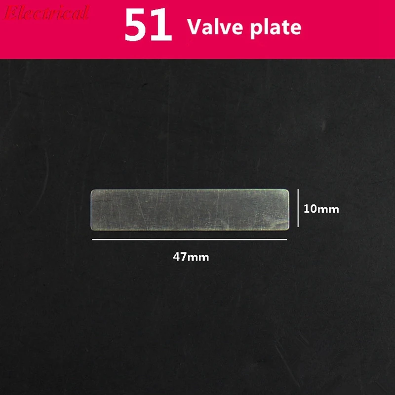 1pc premere la piastra della valvola per 51 65 70 80 95 testata testata piastra della valvola piastra di ferro tipo di cinghia pistone Air Com Press o