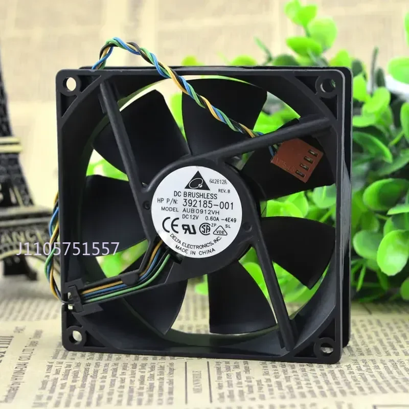 CPU Fan for Delta 9025 9cm 4 Pin PWM Temperature Control Speed Regulation Hydraulic Bearing Chassis Cooling Fan