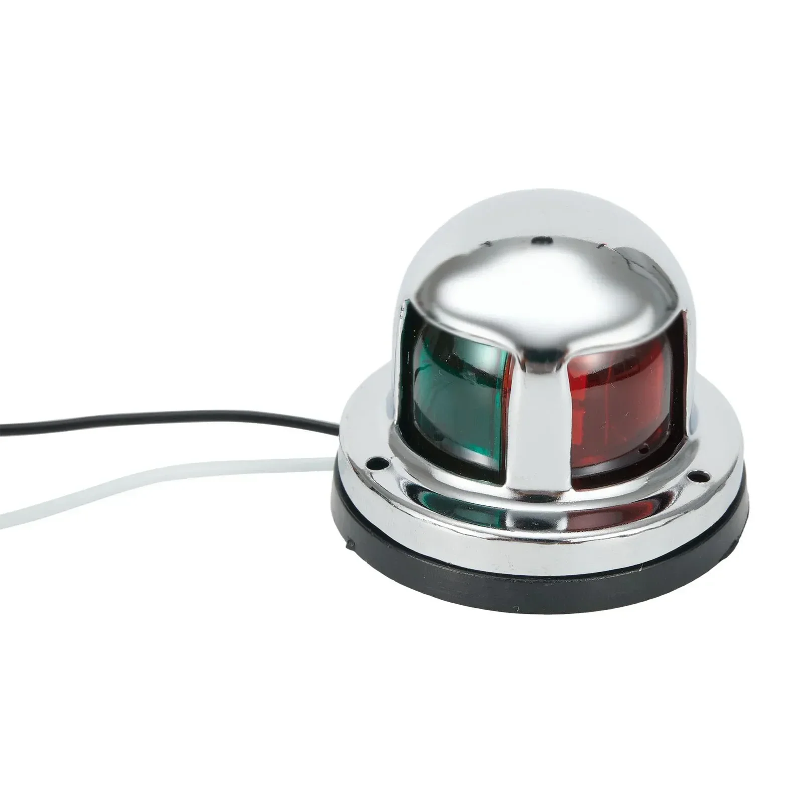 

2 in 1 12V LED Bow Navigation Light Marine Boat Yacht Pontoon Stainless Steel BRIGHT NAVIGATION LIGHTS Green Red light Color